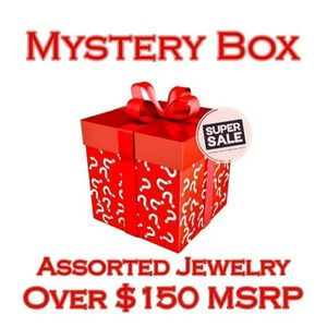 Mystery Box of 6 Variety Pieces of Jewelry ($150-$200 Retail Value)